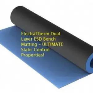 ESD Table Top Matting - Permanent Static Conductivity