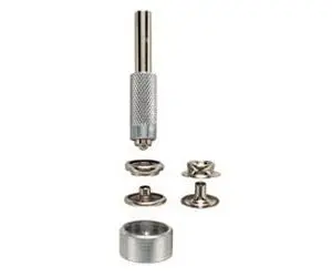 Anvil and Setting Tool - Provides Consistent Tension Between Mat + Snap